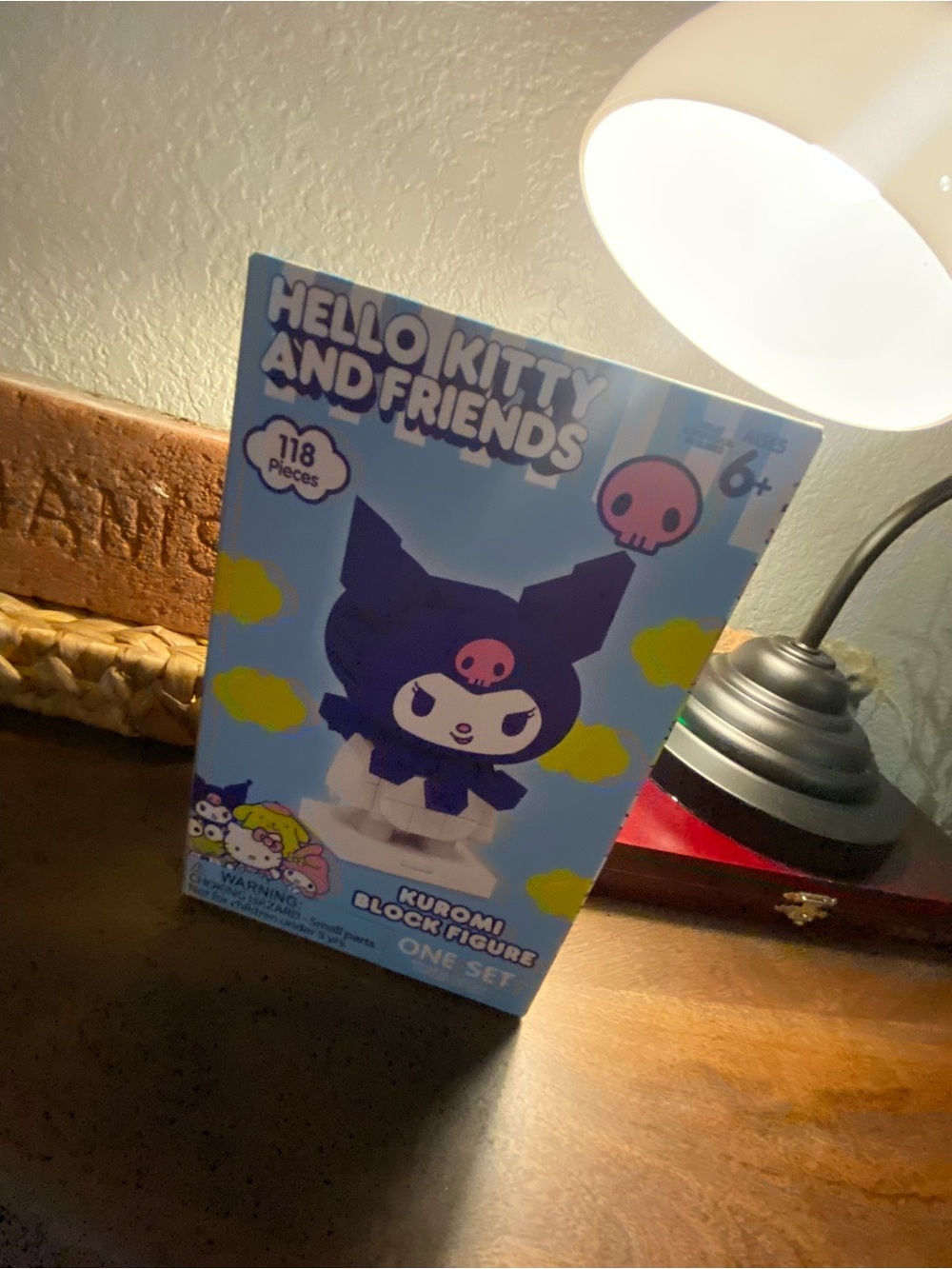 Hello Kitty and Friends Kuromi Block Figure - Blue/Pink